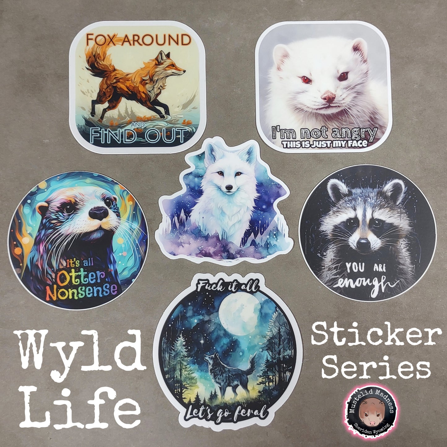 Sticker: Arctic Fox