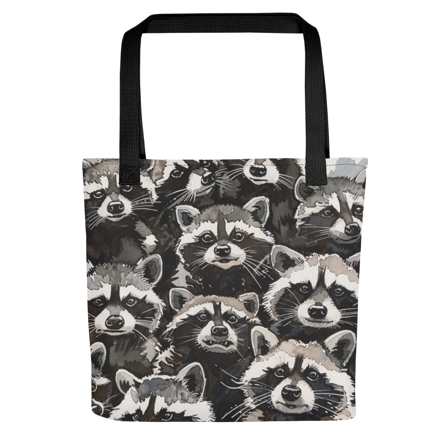 Raccoon Invasion Tote Bag