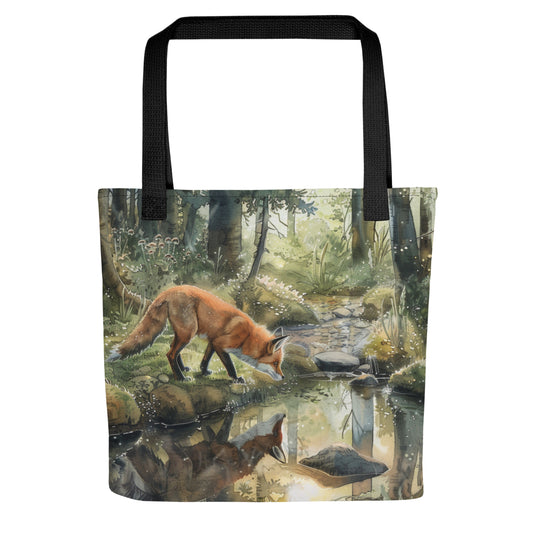 Fox Reflections Tote Bag