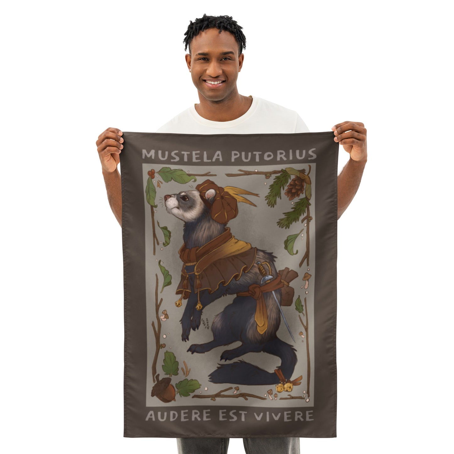 To Live Is To Dare Indoor wall tapestry