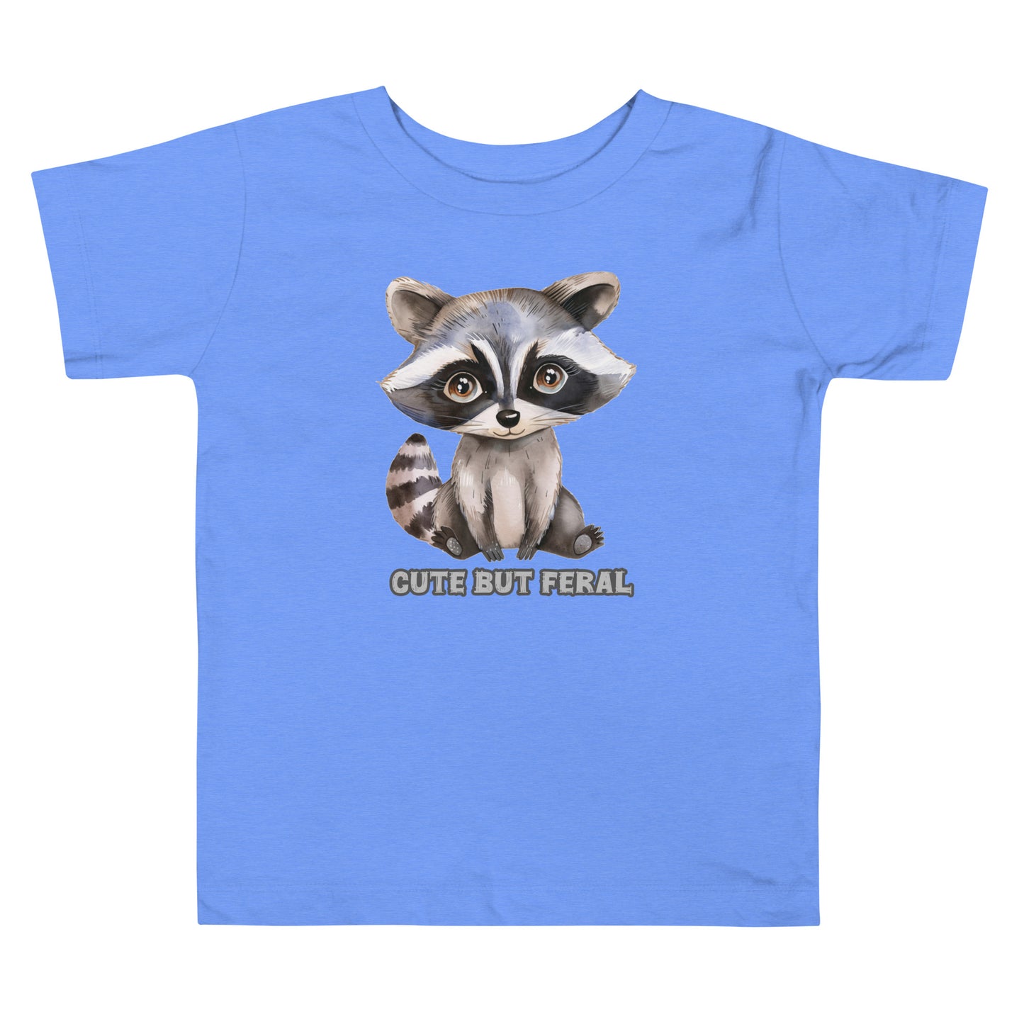 TODDLER Cute but Feral Raccoon tee