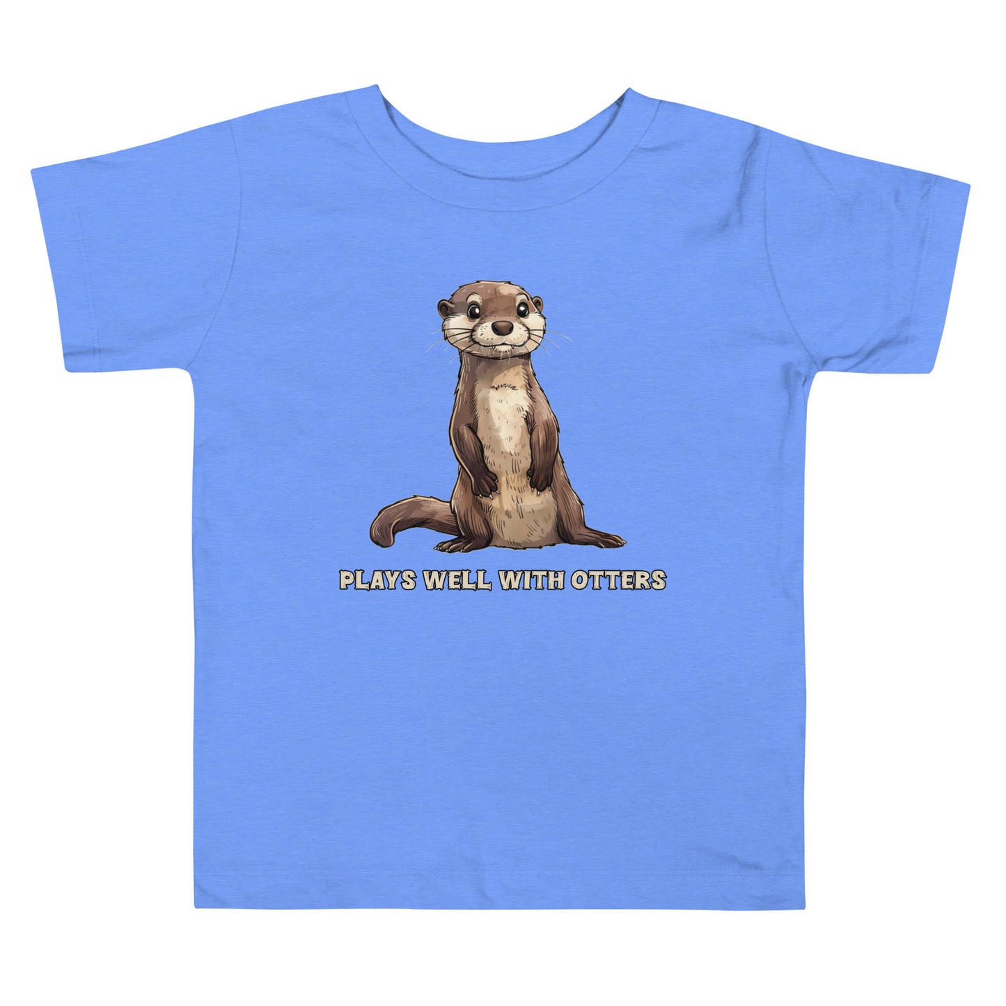 TODDLER Plays well with Otters Short Sleeve Tee