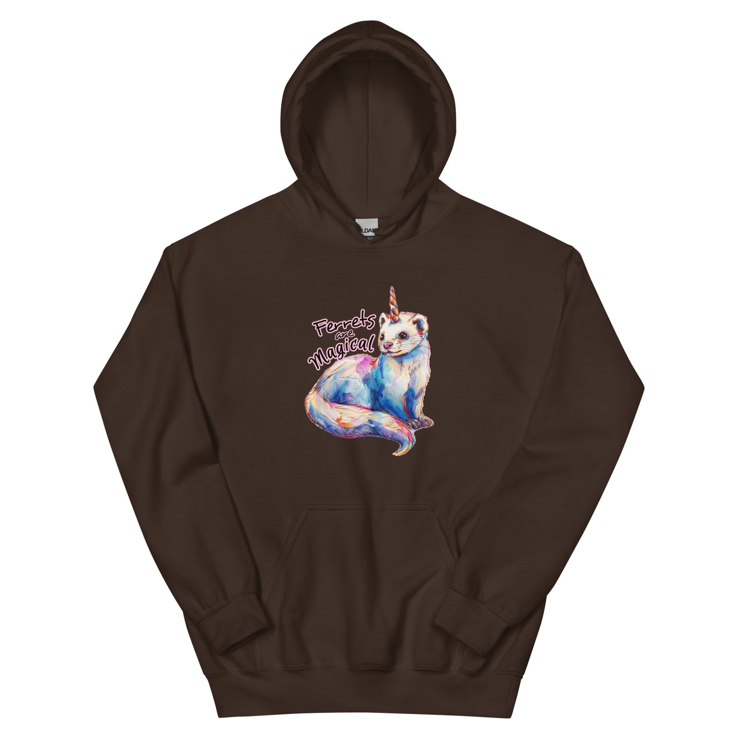 Unisex Hoodie, ferret hoodie, ferrets are magical hoodie