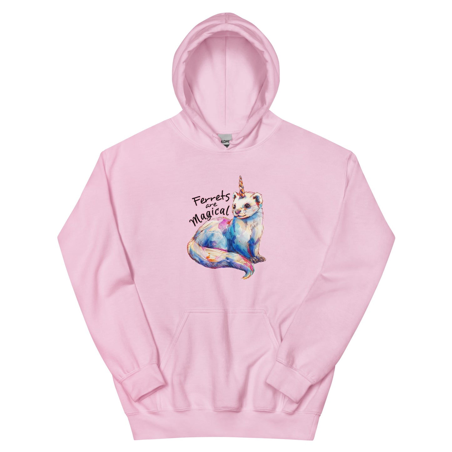 Unisex Hoodie, ferret hoodie, ferrets are magical hoodie