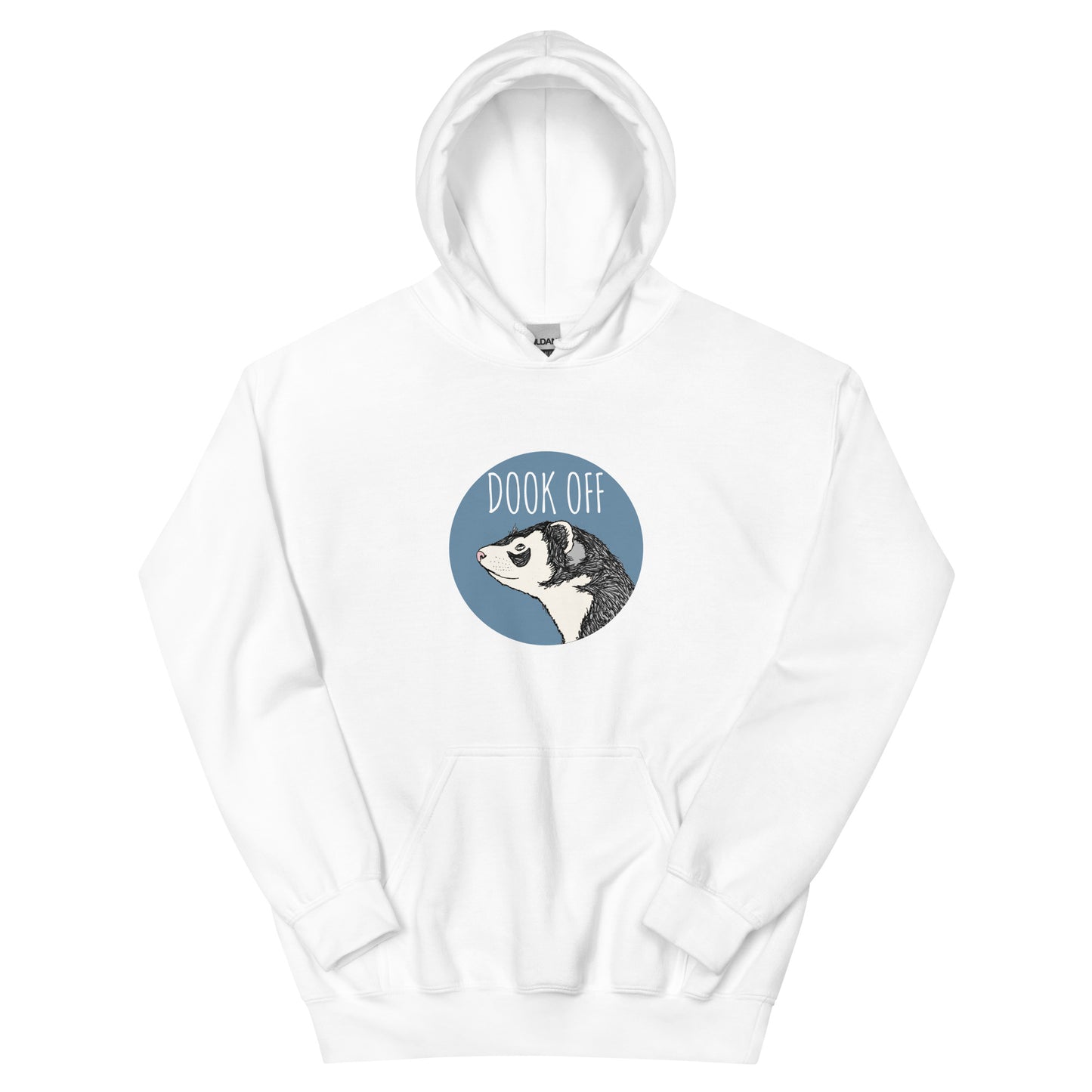 Unisex Hoodie, dook off hoodie, ferret hoodie, funny ferret hoodie